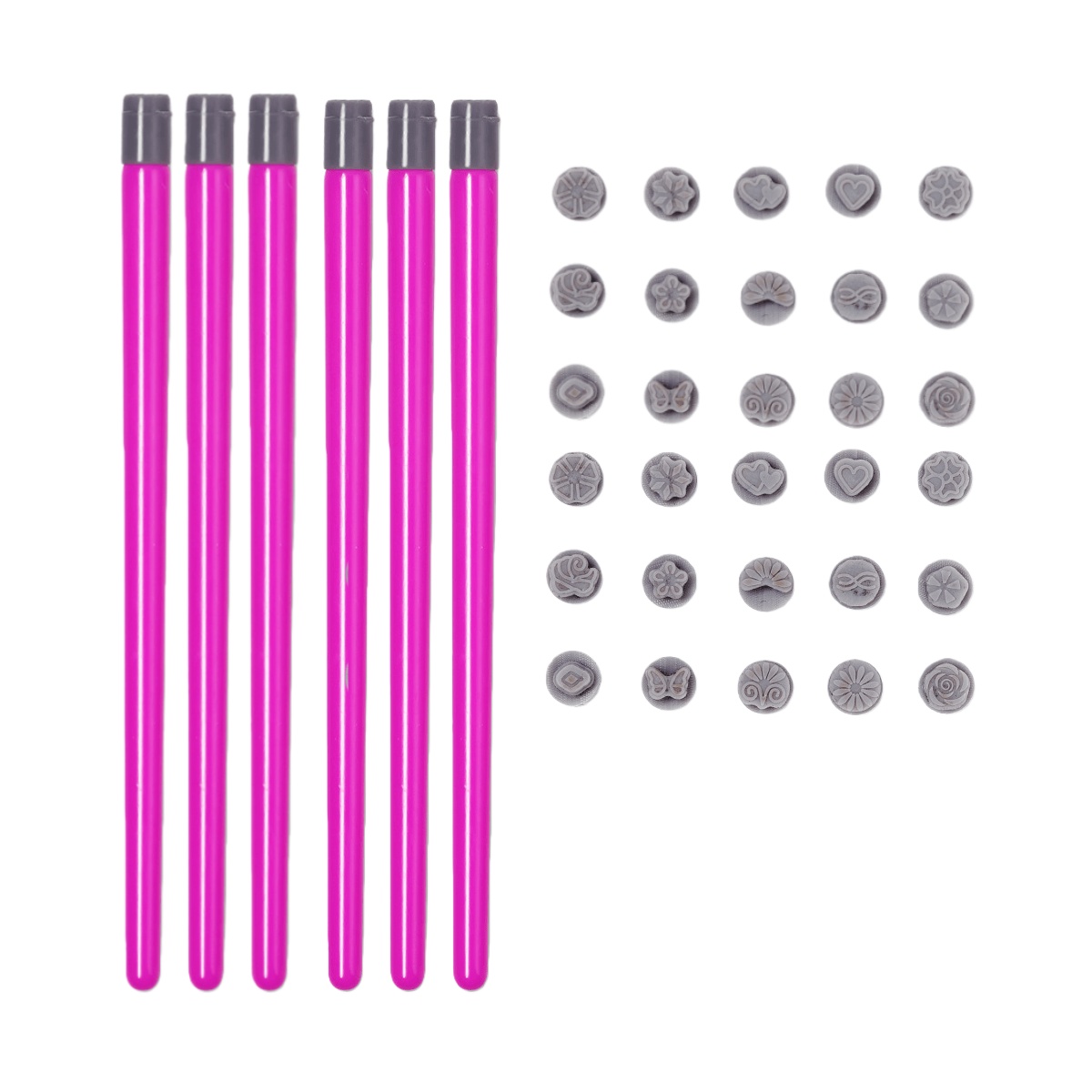 Image of 36pcs Professional Nail Stamping Kit With Replaceable Tips + Multiple Design Templates, Diy Nail Art Tools, Same Equipment As Nail Salons, Perfect For Beginners, Home Nail Set, Ideal Christmas Gift