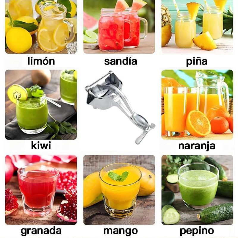 TEMU Manual Aluminum Juice Extractor - Juice Extractor For A Of Fruits Like Orange Juice, Are 2 Different Filter Mesh