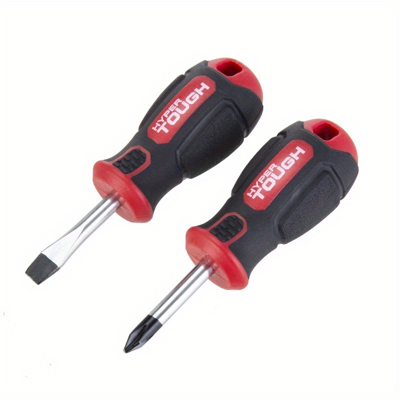 2pcs stubby screwdriver set 4 inch non electric manual hand tool with ergonomic handle durable metal construction for tight spaces screwdriver set for diy projects screwdriver set for tight spaces screwdriver set for tight spaces Product details 3