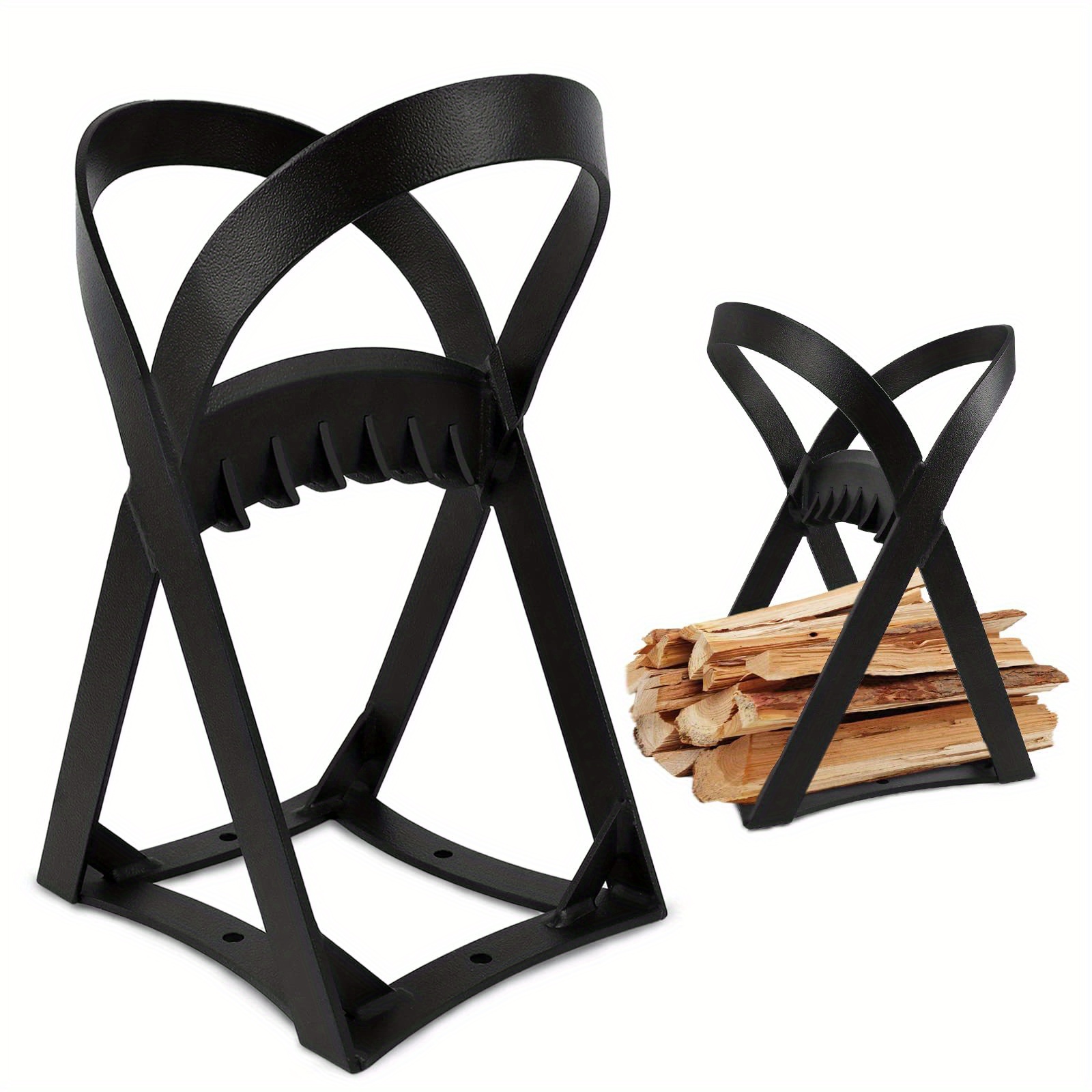 Manual Wood Splitter Log Firewood Splitter Labour- Firewood Hand Cutter Splitter Cast Iron Splitting Tool For Campsite, Fireplace, Home