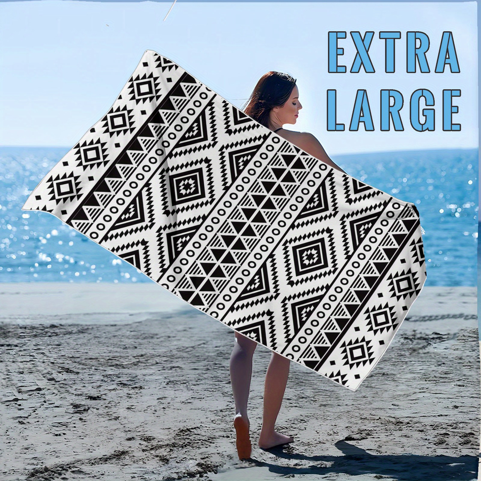 Bath Towels Geo Print Towels Polka Dots Bath Hand Towels| Striped