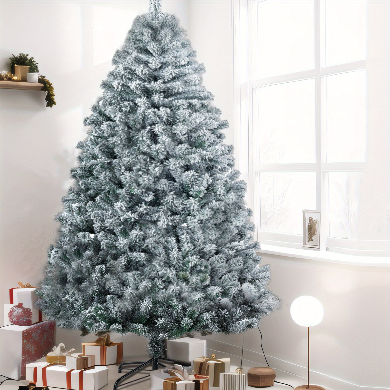 

Christmas Tree - 4.5/6/7ft, Unlit , Pvc & Metal Stand