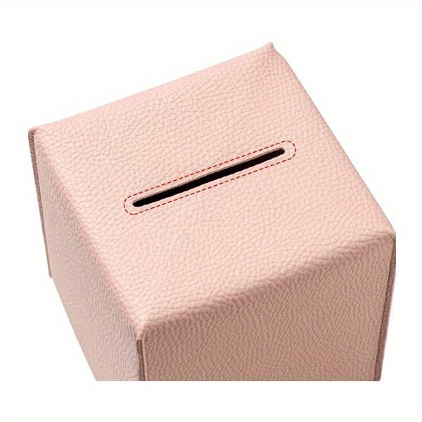   tissue box cover - durable plastic holder with bottom belt, 5 x5 x5 grey organizer for bathroom, bedroom, hotel & office desk - sleek  , space-saving storage solution, bathroom organizers and storage, bedroom accessory, contemporary decor, sturdy construction,  , stylish decor,   material, home organizers Product details 3