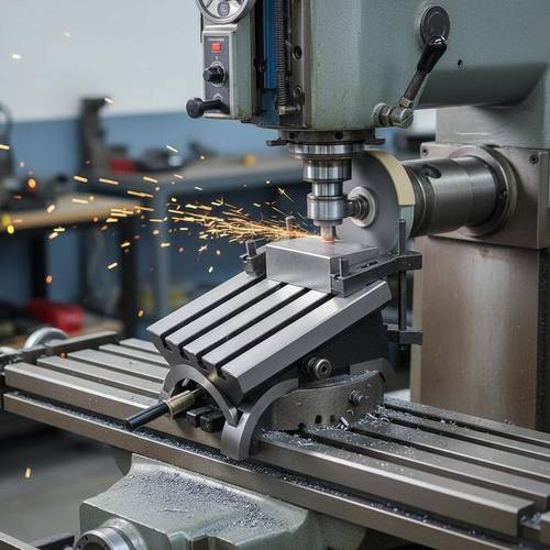 heavy duty manual slotting machine with adjustable swivel angle 0 90 3 t slots 7x5inch plate suitable for metalworking grinding milling drilling for in workshop for hobbyists and professionals