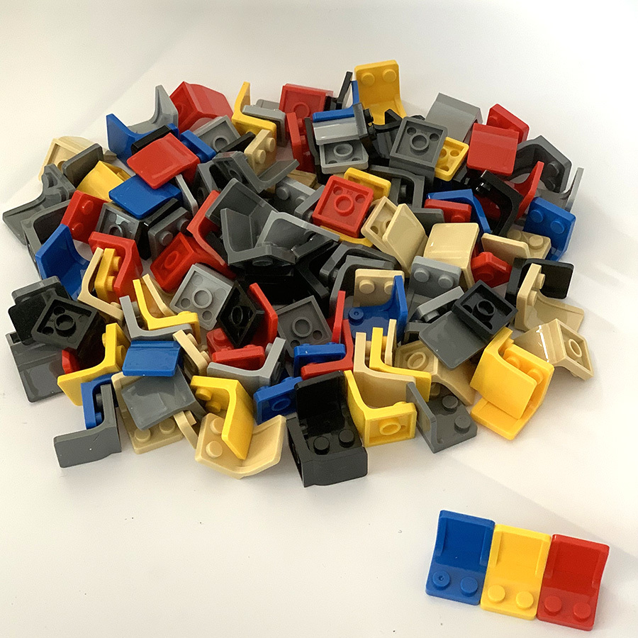 Image of 30pcs 2x2 Chairs Seats Building Blocks | Compatible With 4079 Parts, Toys, Children Birthday Gifts, Size, Abs Material