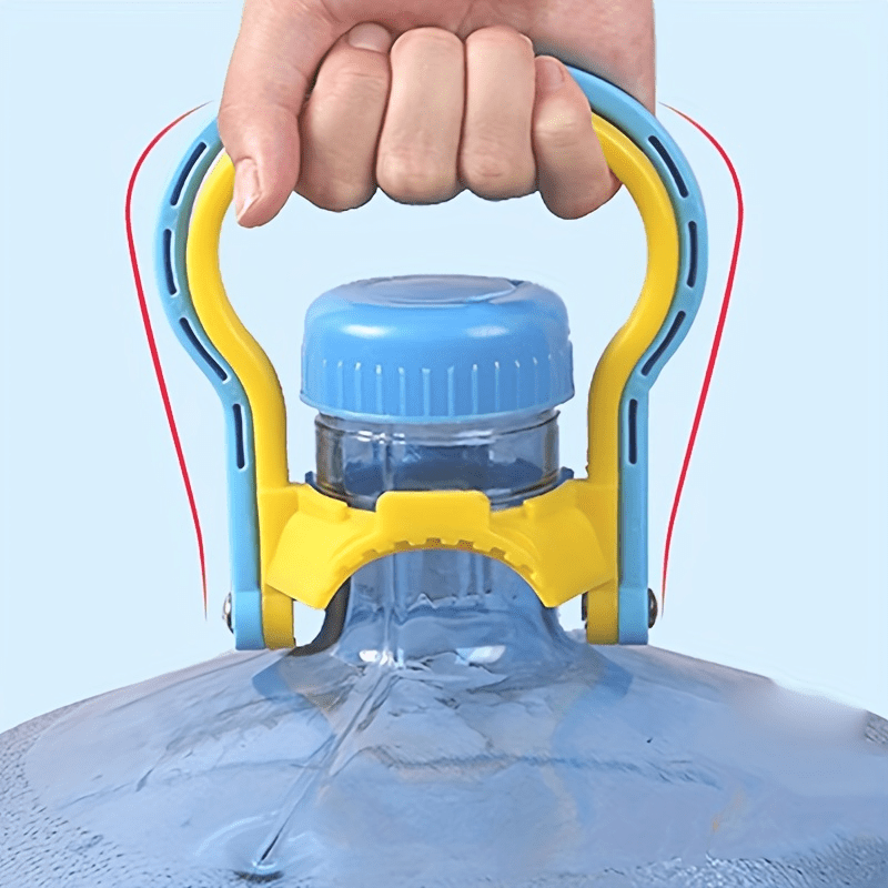 Ergonomic Water Bottle Carrier - Non-Slip, Heavy-Duty Handle for Easy Transport and Handling, PP Material