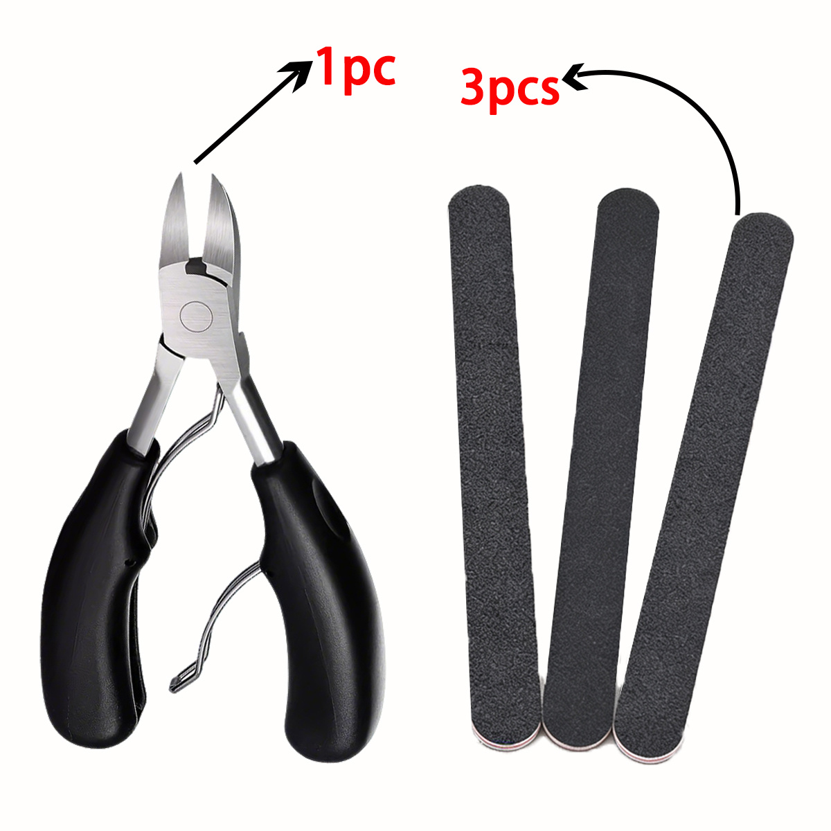 manicure sets kits 4pcs Heavy-Duty Professional Grade Complete Pedicure and Manicure Tool Set - Stainless Steel Nail Care Tools, Includes Nail Clippers, Cuticle Pusher/Dead Skin Remover, Cuticle Remover, Bent and Straight Head Cuticle Nippers - Heavy-Duty Manual Foot 7 manicure sets kits 4pcs Heavy-Duty Professional Grade Complete Pedicure and Manicure Tool Set - Stainless Steel Nail Care Tools, Includes Nail Clippers, Cuticle Pusher/Dead Skin Remover, Cuticle Remover, Bent and Straight Head Cuticle Nippers - Heavy-Duty Manual Foot - Image 7