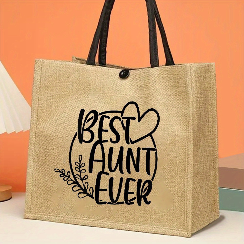 

[] Aunt Tote Bag, A For Aunt, Aunt Printed For , , Travelling, Shopping