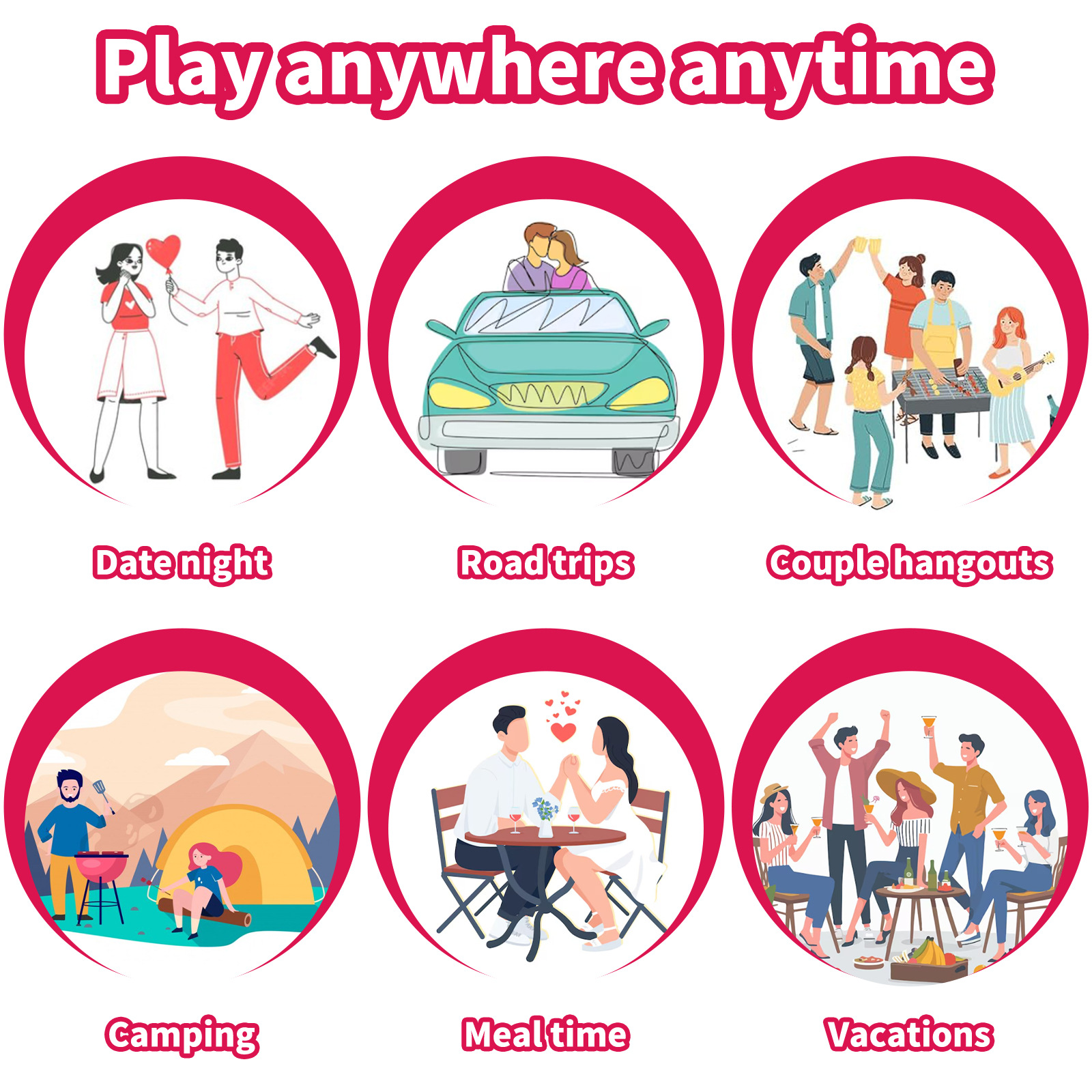 50 Sheets Adult Card Game for Couples - Intimate Playing Cards with Sexy Slogans & Playful Designs, 18+ Adult-Themed Bedroom Fun, No Electricity Needed, Romantic Game Night, Playful Design, Durable Cardstock