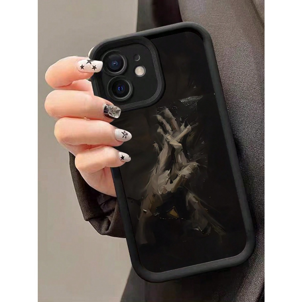 

1pc Oil Painting Phone Case With And Fashionable Design, Compatible With Iphone16 15 14 11 Plus