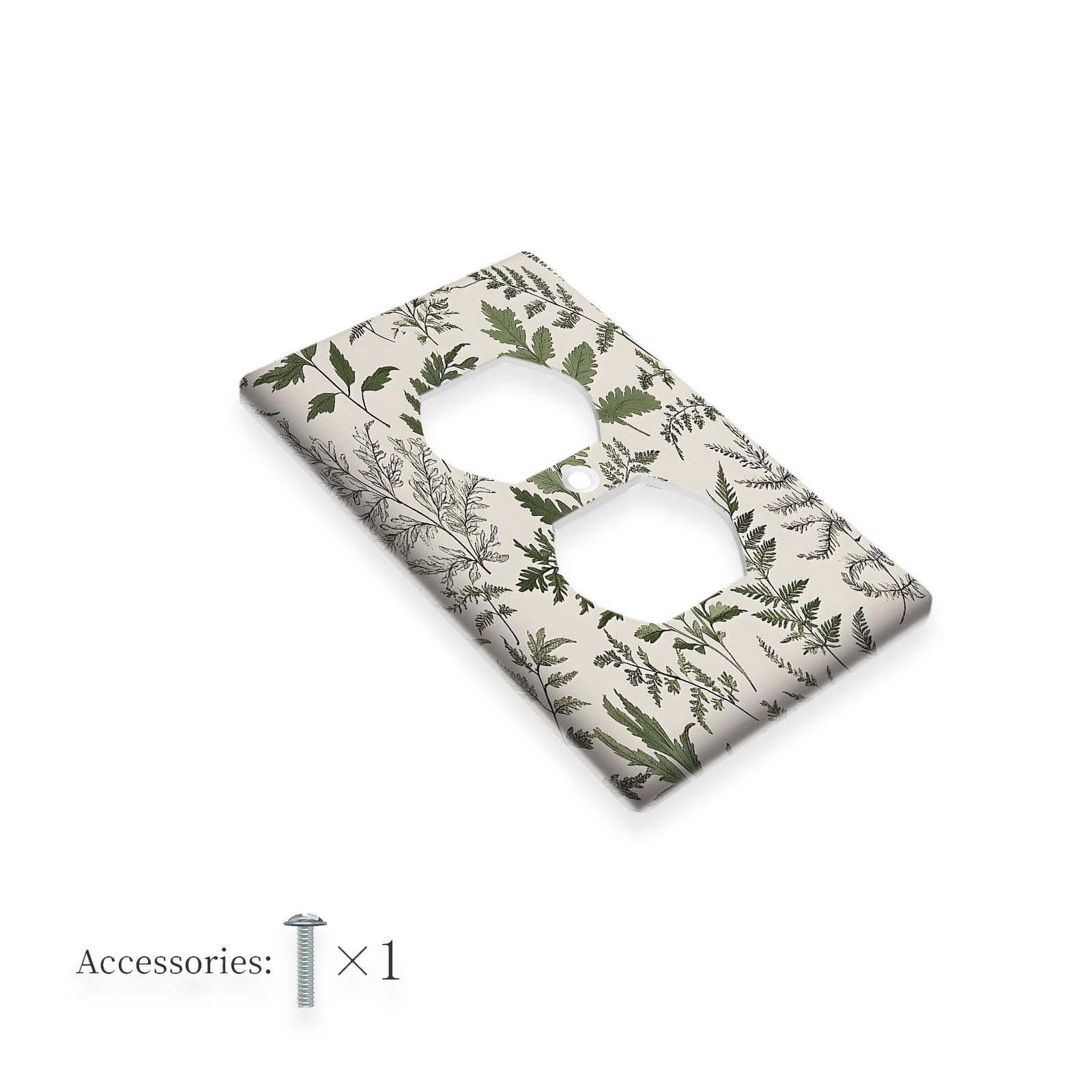 TEMU 1gang Or 2gang Decorative Outlet Covers Featuring A Design, Suitable For Electrical Outlets And Switch Plates, Ideal For Enhancing The Decor Of
