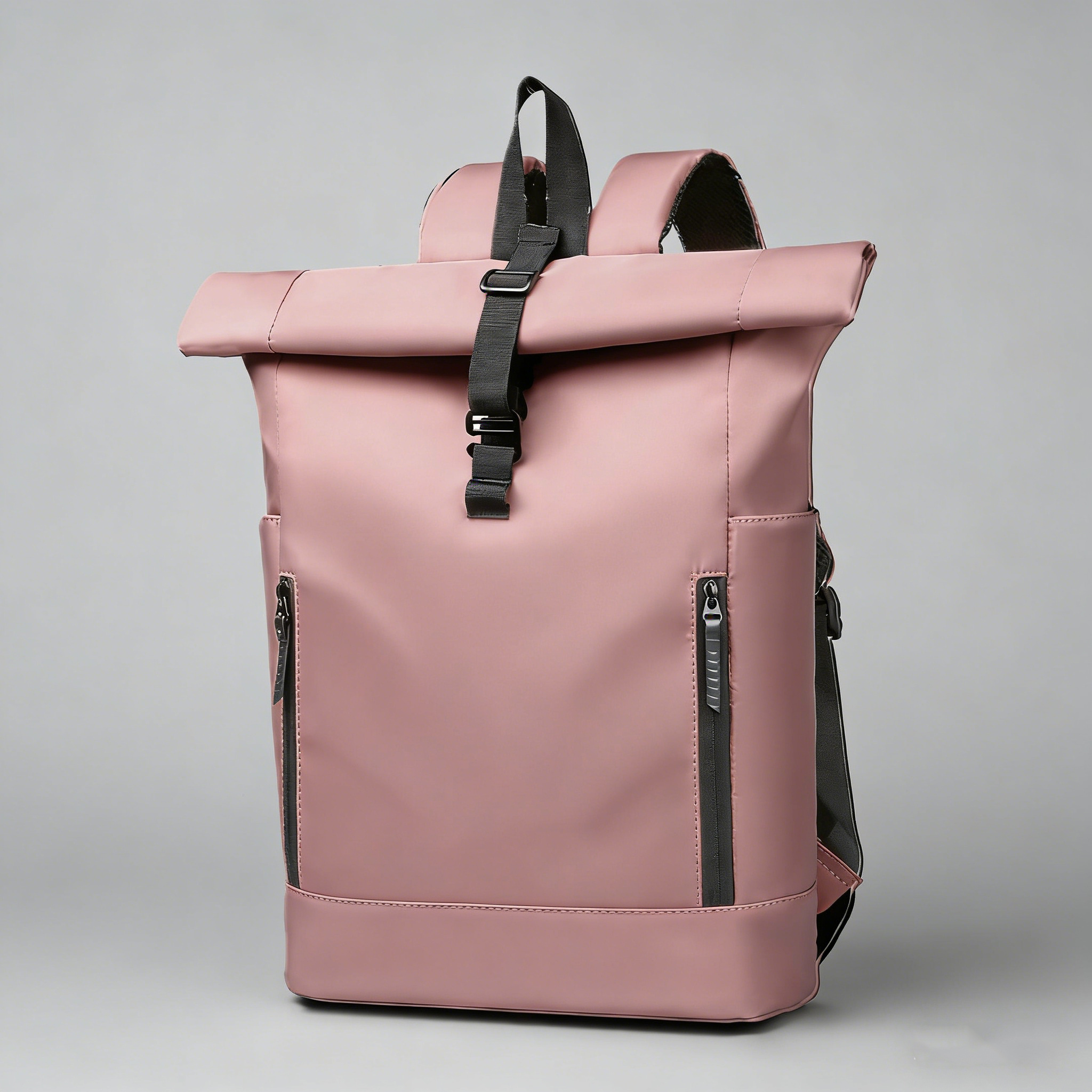TEMU Unisex Fashion Large Capacity Backpack| Expandable Rolled Edge| Fits 15.6'' Laptop| Ideal For Sports| Top For Gifts