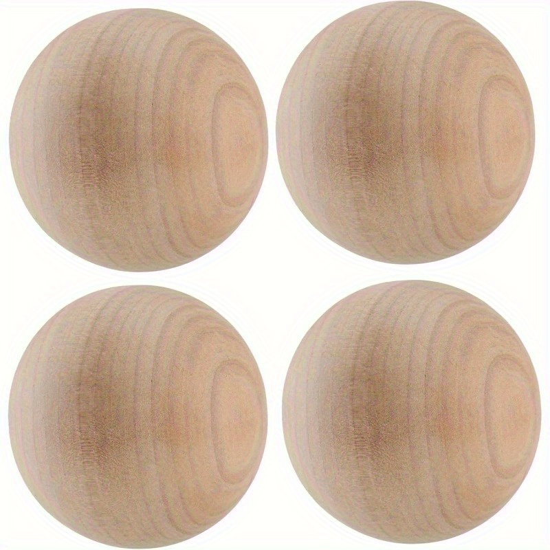 6mm 8mm To 90mm Diameter Natural Wooden Craft Wood Balls Sphere Craft Supplies E - Foto 8