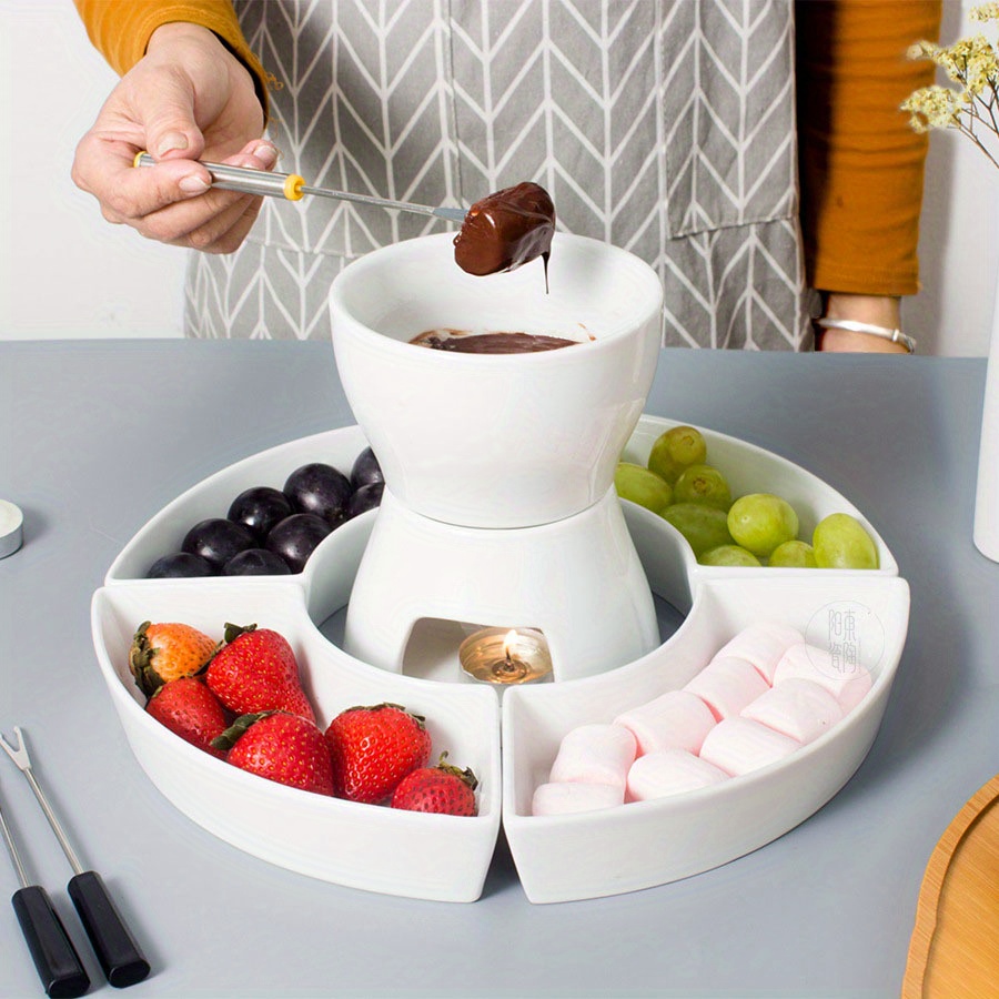 chocolate fondue set sold on Temu United States