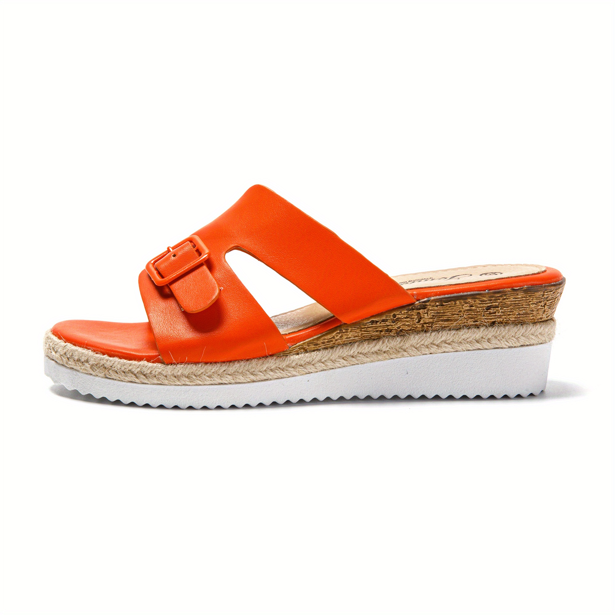Fashion Decor Hollow Out Espadrille Sandals Lightweight Comfortable Summer Casual Wedge Shoes