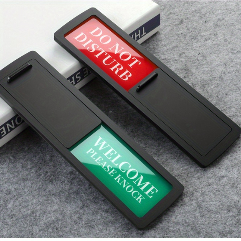1pc conference room   sliding self   sign dishwasher self   office door sign red green sliding indicator suitable for meeting restroom office and other indoor outdoor door signs
