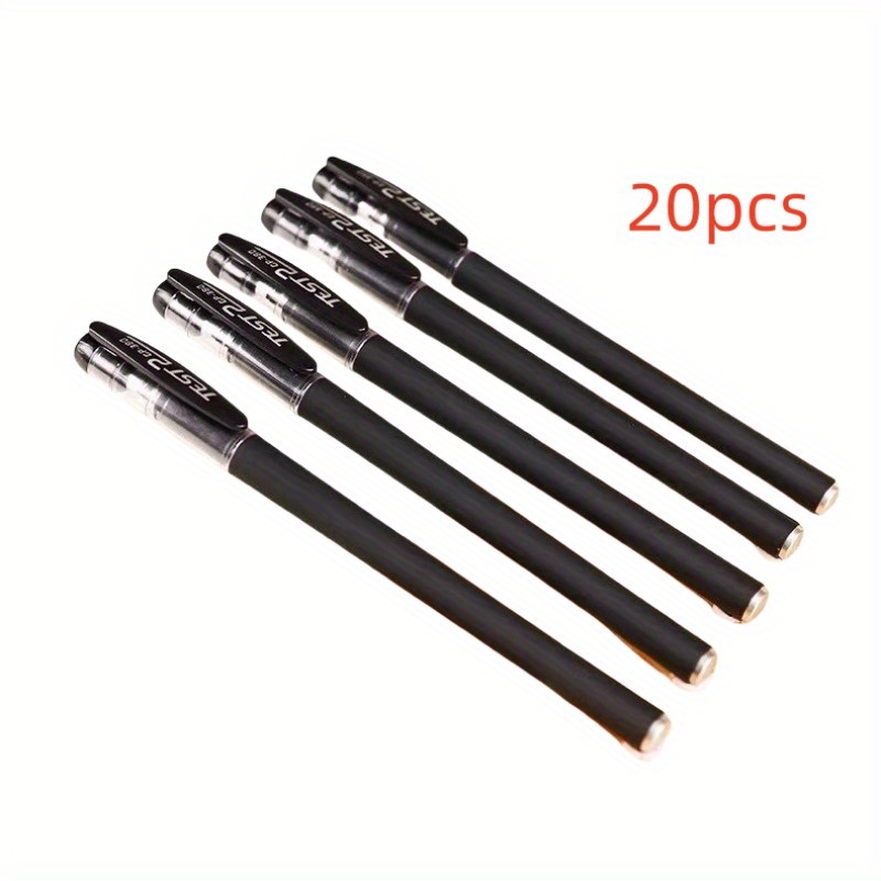 30/20 Pack 0.38mm Black Ballpoint Pen, For Office Use, Business Signature Pen, High-end Ink Rollerball Pen, Smooth Writing, Office Exam Writing Pen, Ballpoint Pen
