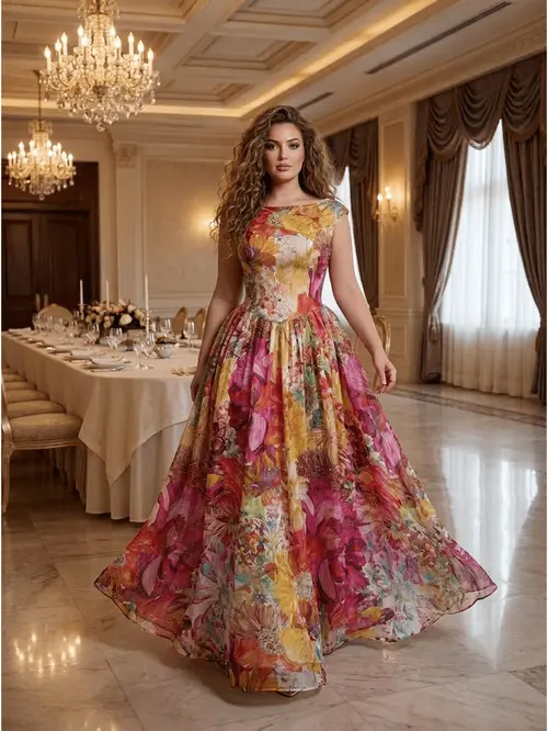 floral maxi dress with sleeves sold on Temu United States floral maxi dress with sleeves sold on Temu United States