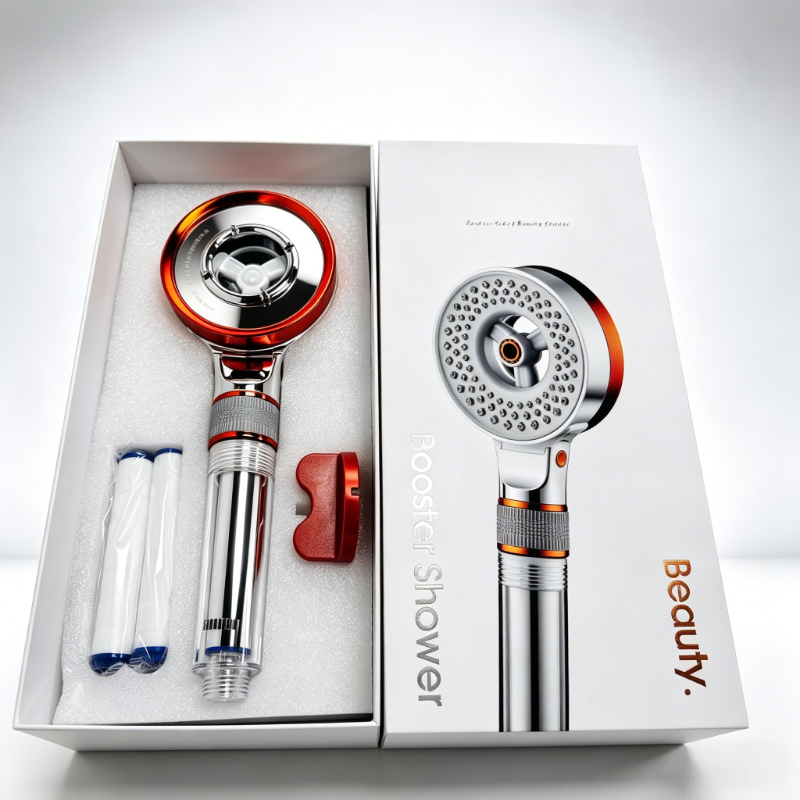 Image of New High-end Upgraded High-pressure Filtered Shower Head With Pp Filter Cartridge, Abs Material Massage Skin-beautifying Shower Head, For Shower Use Only, Suitable As A Christmas/halloween Gift