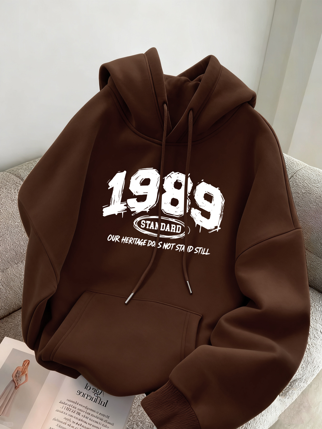 item picture new mens casual hoodie with     does not   print comfortable lined trendy and versatile suitable for autumn and winter outdoor sports and daily wear mens hooded sweatshirt