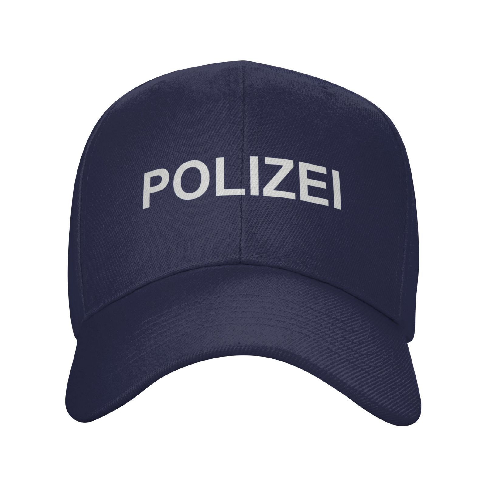 

German Police Printed Baseball Cap For Men And Women, Adjustable Curved Hip-hop Sports Cap.