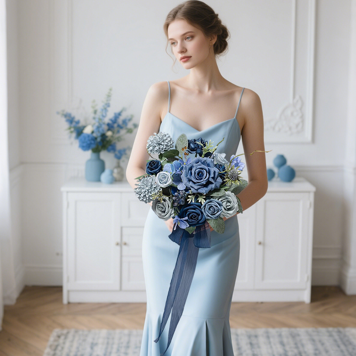 fatface blue dress Blissfully Blue