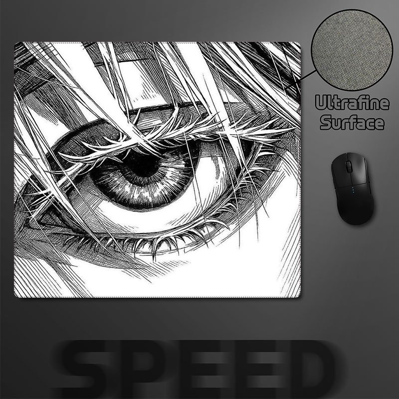 TEMU Mouse Pad Premium con de Bloqueo, Medidas de 45X40Cm, con Superficie . Ideal para Configuraciones Gaming, como Alfombrilla de Escritorio y Base
