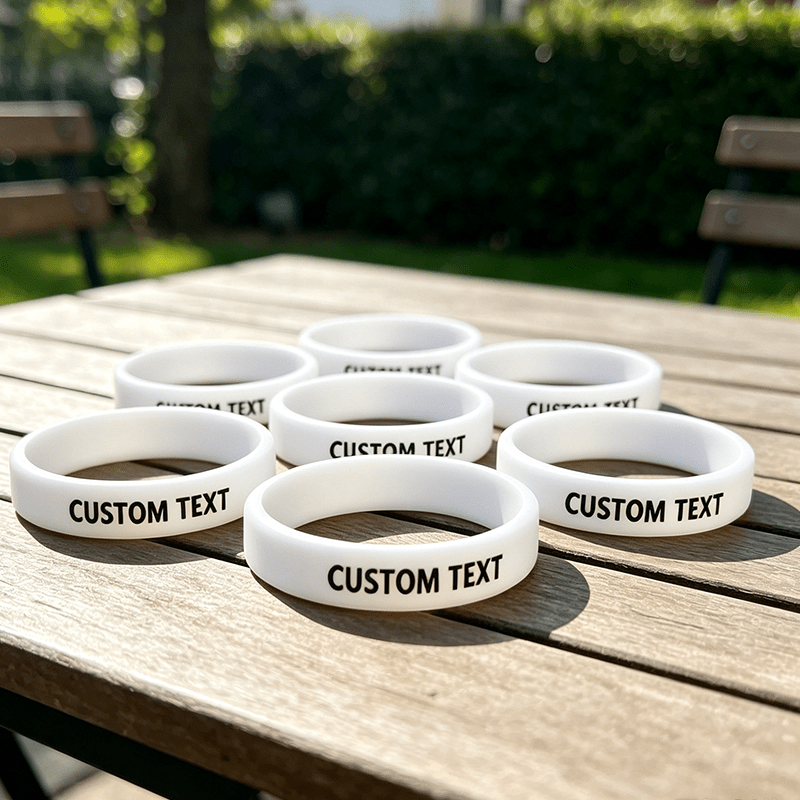 126pcs Pack Waterproof Silicone Wristbands for Events