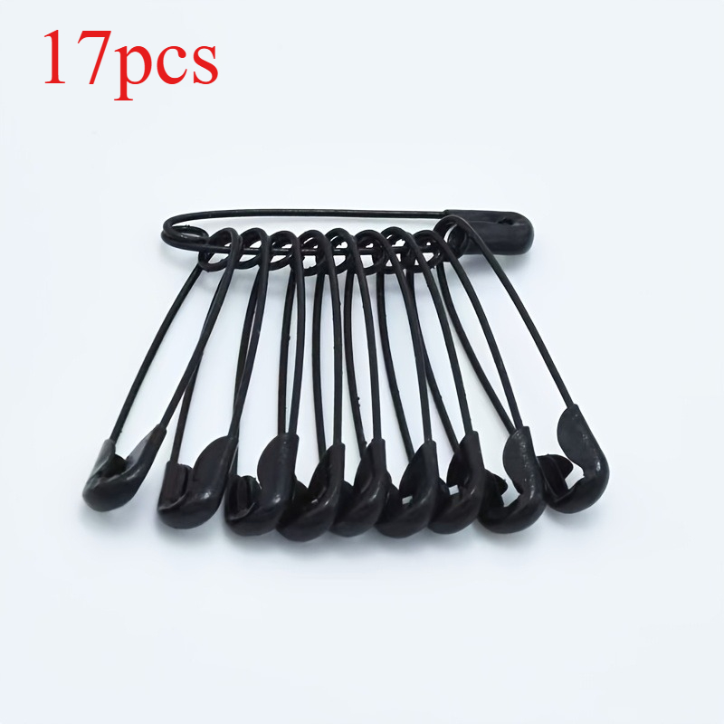 TEMU Lot de 17 épingles de sûreté pour vêtements, épingles de sûreté - avec mécanisme de verrouillage, épingle à bouton sécurisée pour vêtements,