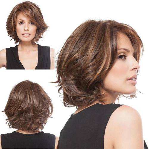 disfraz y americano para mujeres de , color mezclado, parte lateral, pelo corto , gorro para pelo, con gorro para pelo - pelucas para halloween, pelucas para cosplay, pelucas de disfraz