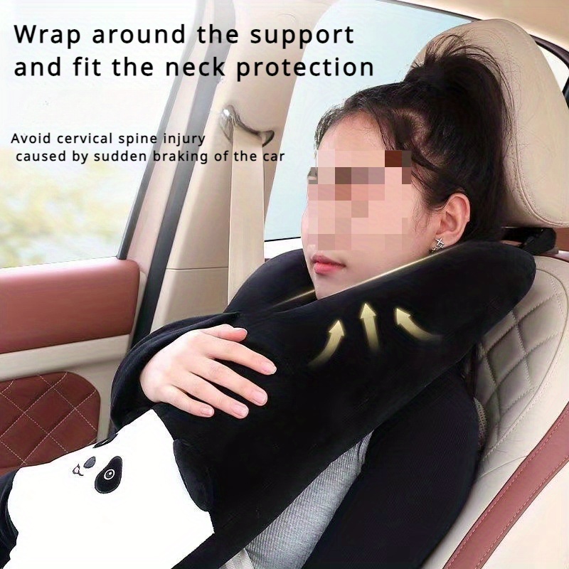 

Acrylic Neck Pillow, Long Distance Ride Comfort, Car Seat Belt Anti-pinch, Rear Seat Sleeping , Relaxed Travel Accessory