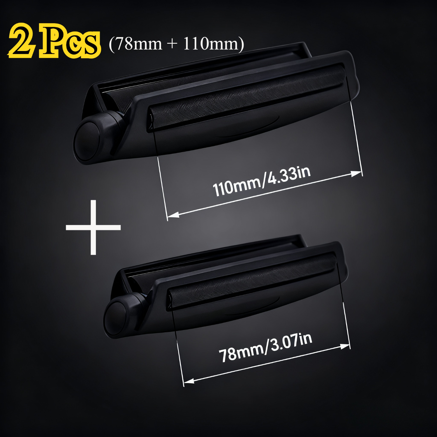 2pcs manual cigarette rolling machine set heavy duty
