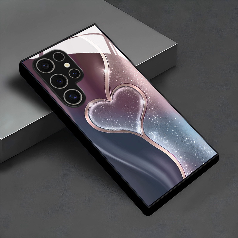 TEMU Phone Case: To Gray Gradient Pattern Glass Phone Case For Galaxy S25/s25 Plus/s25 Ultra/s24/s24 Fe/s24 Plus/s24 Ultra/s23/s23+/s23 Ultra/s22