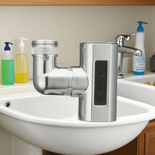 360 rotating faucet sprayer 4 mode high pressure nozzle leak proof anti splash durable plastic kitchen bathroom sink aerator with ergonomic handle water saving upgrade for faucet sprayer high pressure home watering construction home