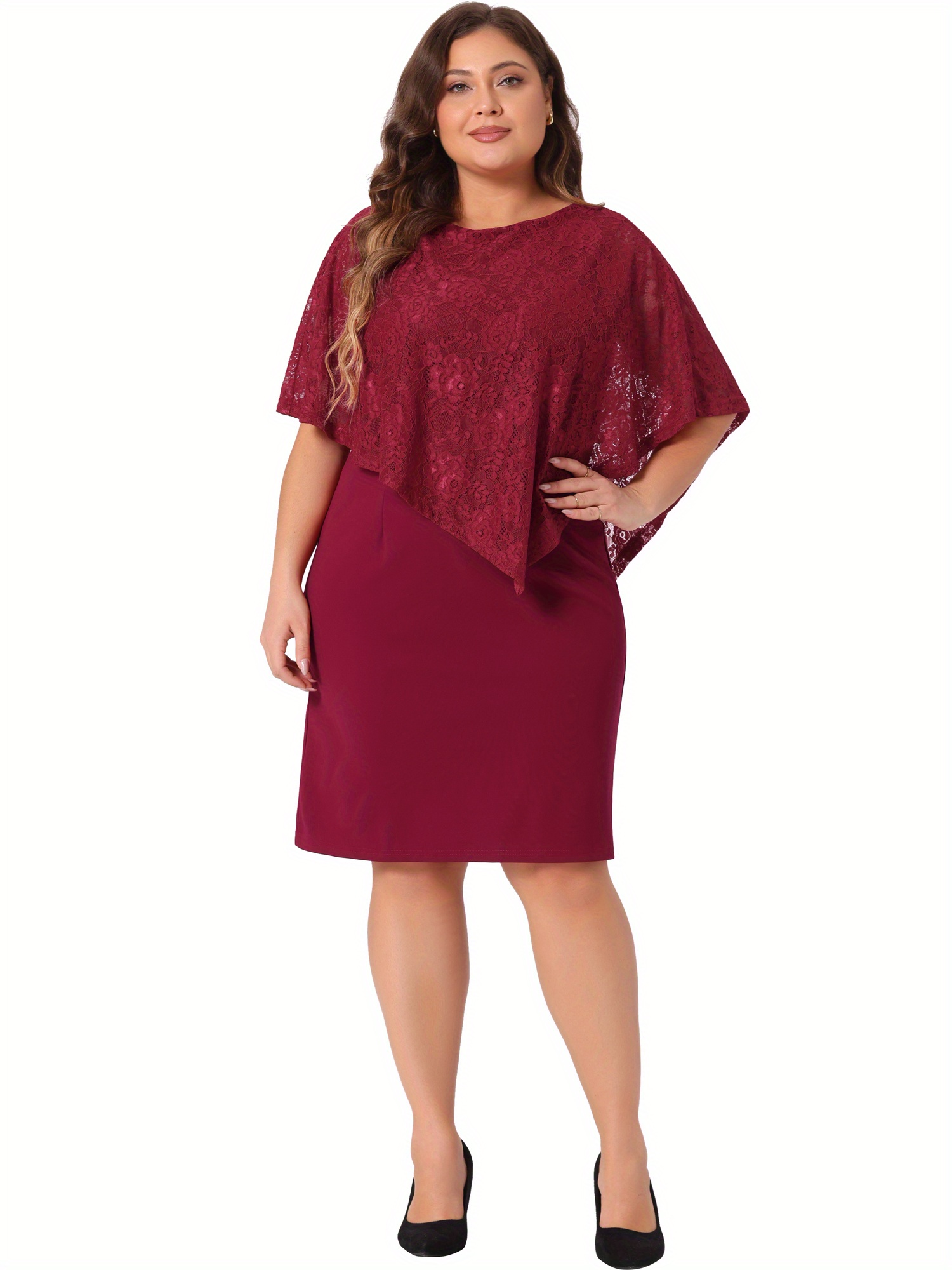chinese dress ladies PinkBlush Navy Lace Mesh Overlay Plus Maternity Maxi Dress