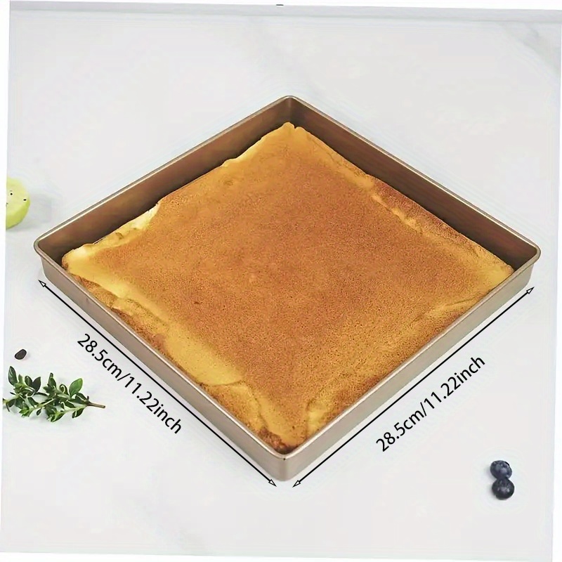 Image of 11-inch Square Cake Roll Pan – Premium Metal Baking Mold For Rolls, Brownies, Sheet Cakes & Pastries | Heavy-duty, Oven- Release | Essential Baking Tool For Home Bakers & Dessert Lovers