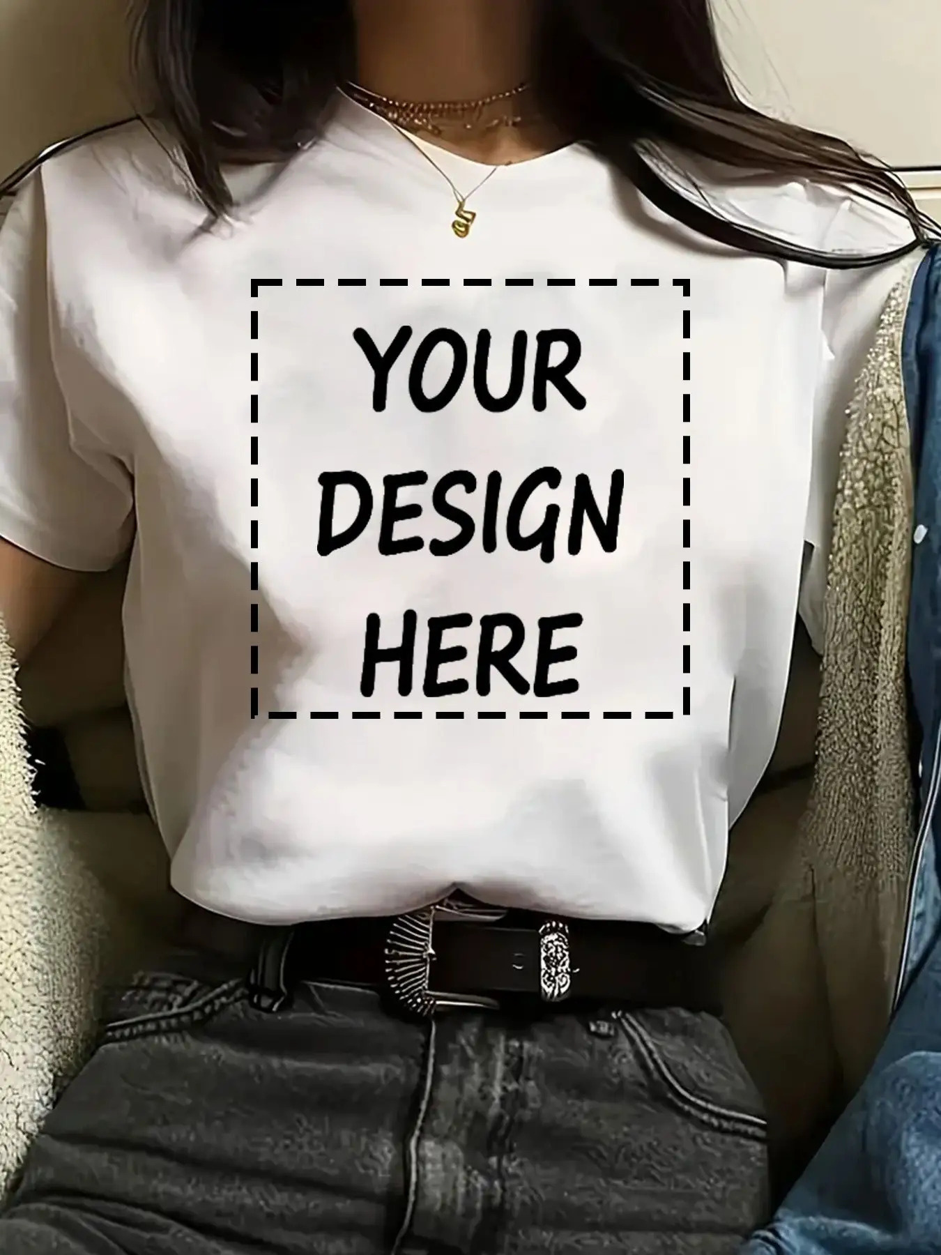 personalisierte t-shirts für damen in japan und südkorea - t-shirts mit individuellem text/muster - lässige oberteile für büro-partys und   - weiche, unverzichtbare kleidung - geschenke für teambuilding - vielseitige modeoutfits, pflegeleichter stoff