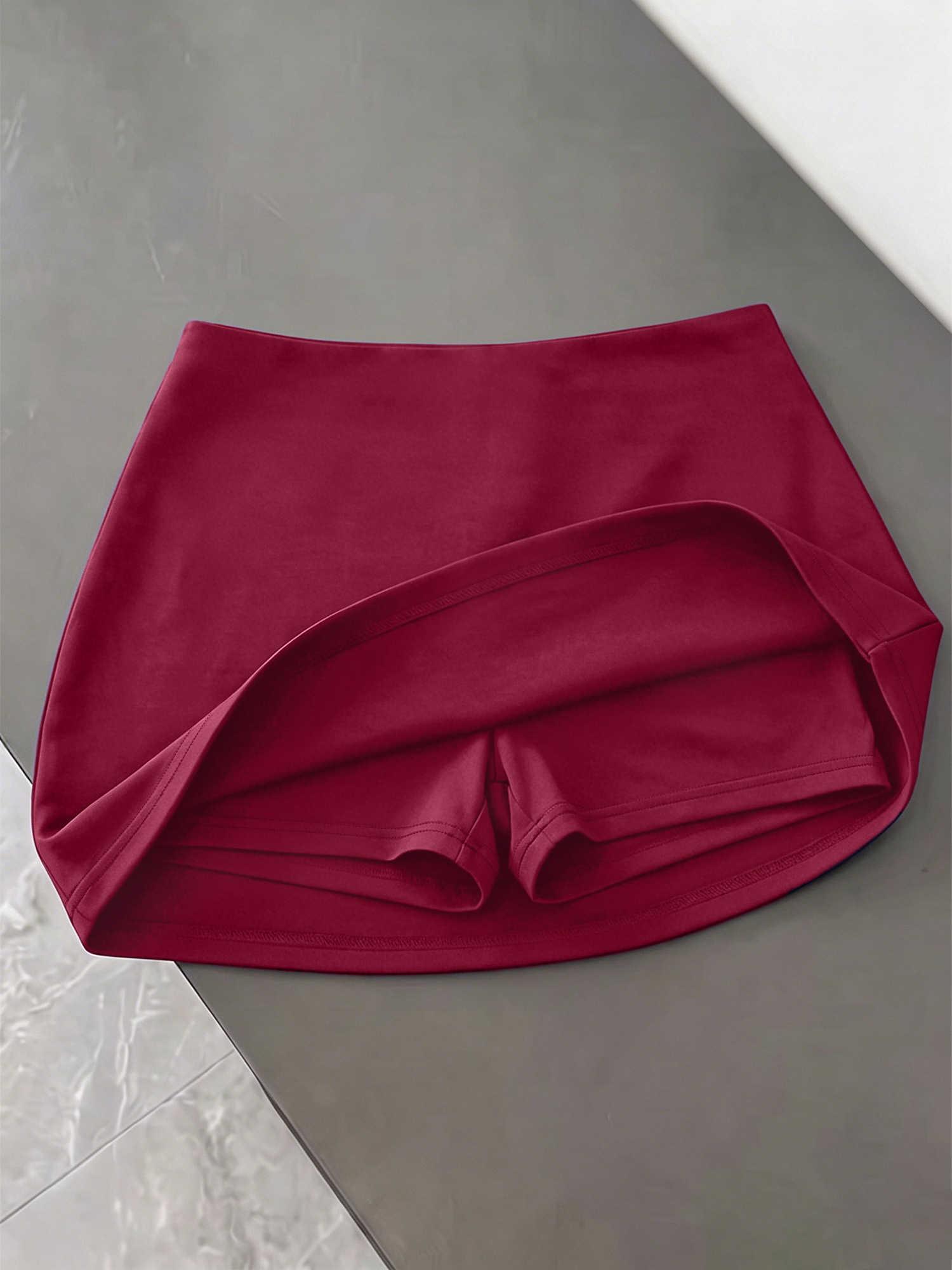 summer hot   short skirt high elastic breathable waist cinching with built in panties body hugging and curve enhancing date and outdoor all match