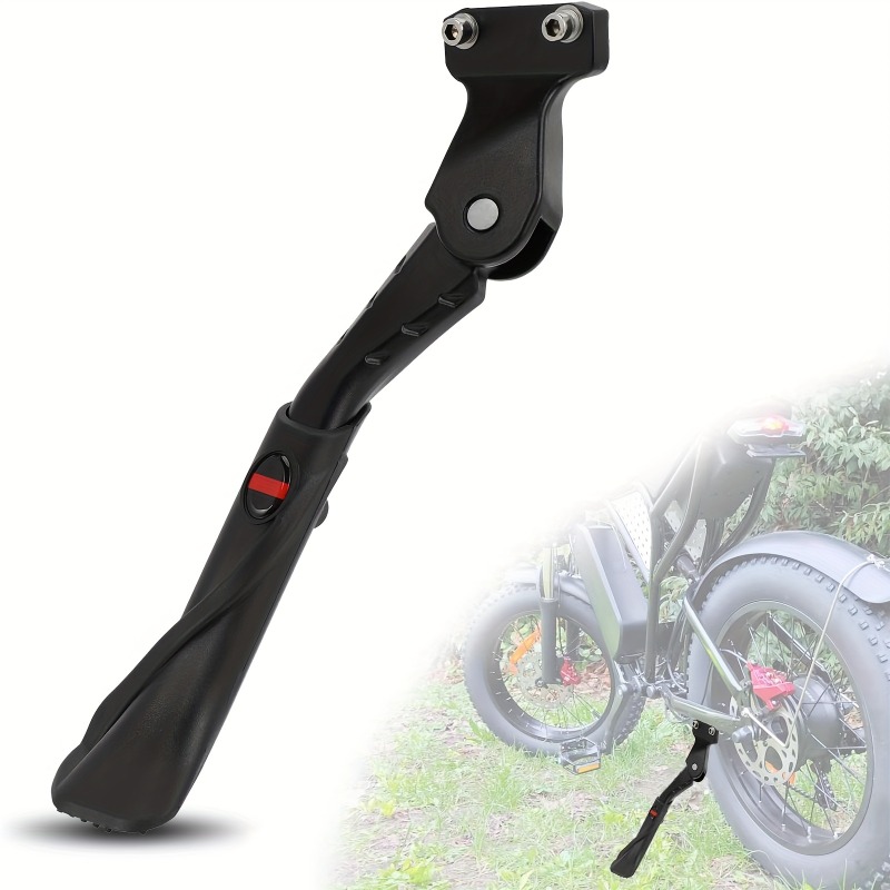 TEMU Sturdy And Durable, Rear-mounted Bicycle Stand Suitable For Q20 Electric Mountain Adult Bikes, Adjustable Rear Support, Extra-long Bike Stand, ,