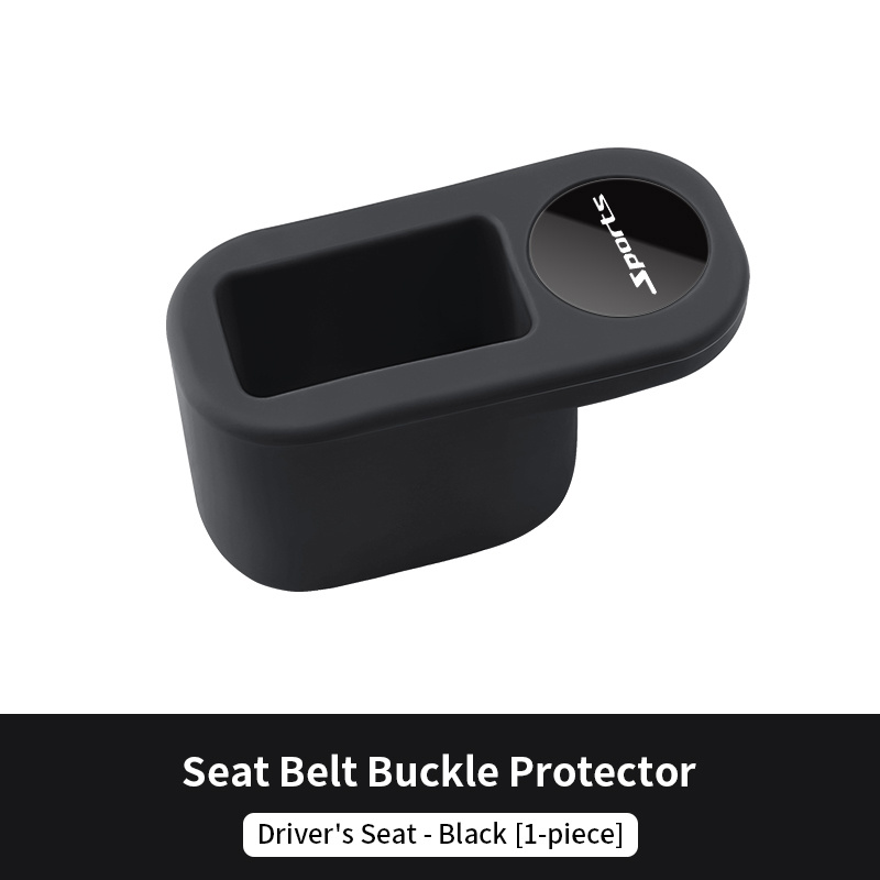 TEMU 1pc "sports" Seat Belt Cover, Protecting Buckles From Friction - User-friendly And Wear-resistant, Car Seat Clips, Suitable For Most Models,