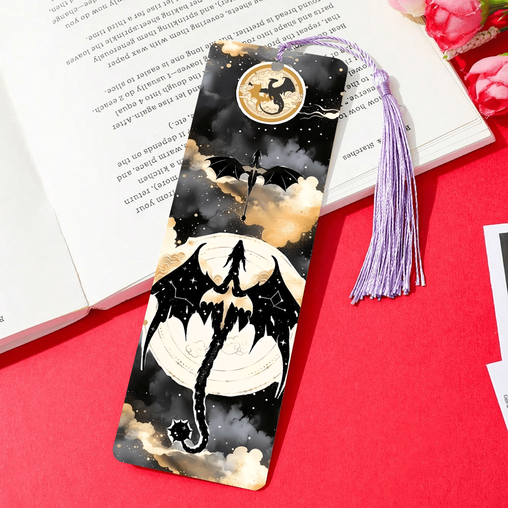 TEMU 1 Pet Printed Bookmark With Exquisite And Beautiful Patterns, Durable And Aesthetically . The Unique Is Suitable For Daily Use . The Most