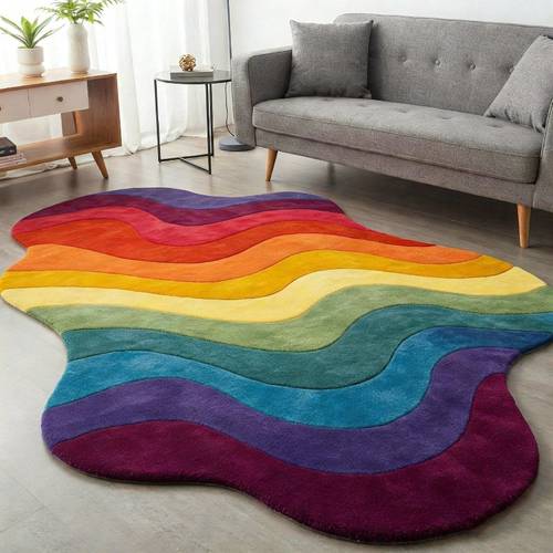 1pc ow g dient plush blanket deco tive carpet gift for friends bulky and soft comfortable for bedrooms and sofas doorway carpet for home decor easy to care floor mats