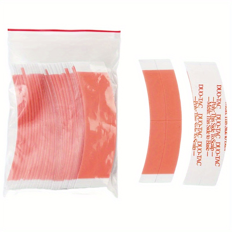 36pcs/bag Waterproof Mens Wigs Tapes Double Sided Adhesive Hair Tape For Sticking Toupee Men's Capillary Peotese