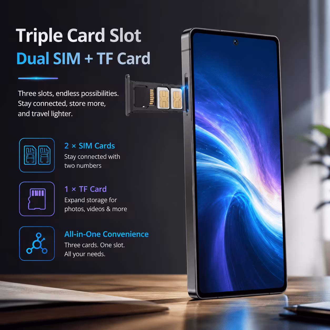 6 8 inch hd touchscreen unlocked 4gb 64gb rom expandable standby facial recognition set additions senior courier Product details 3