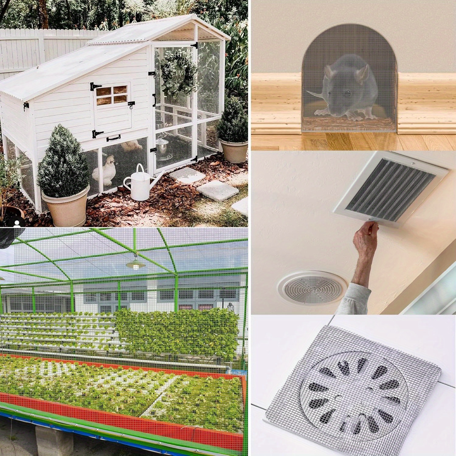 304 Edelstahl Drahtgitter Rolle 5m X 300mm - Nagetier-Schutz & Fenstergitter - Einfach Zu Schneiden