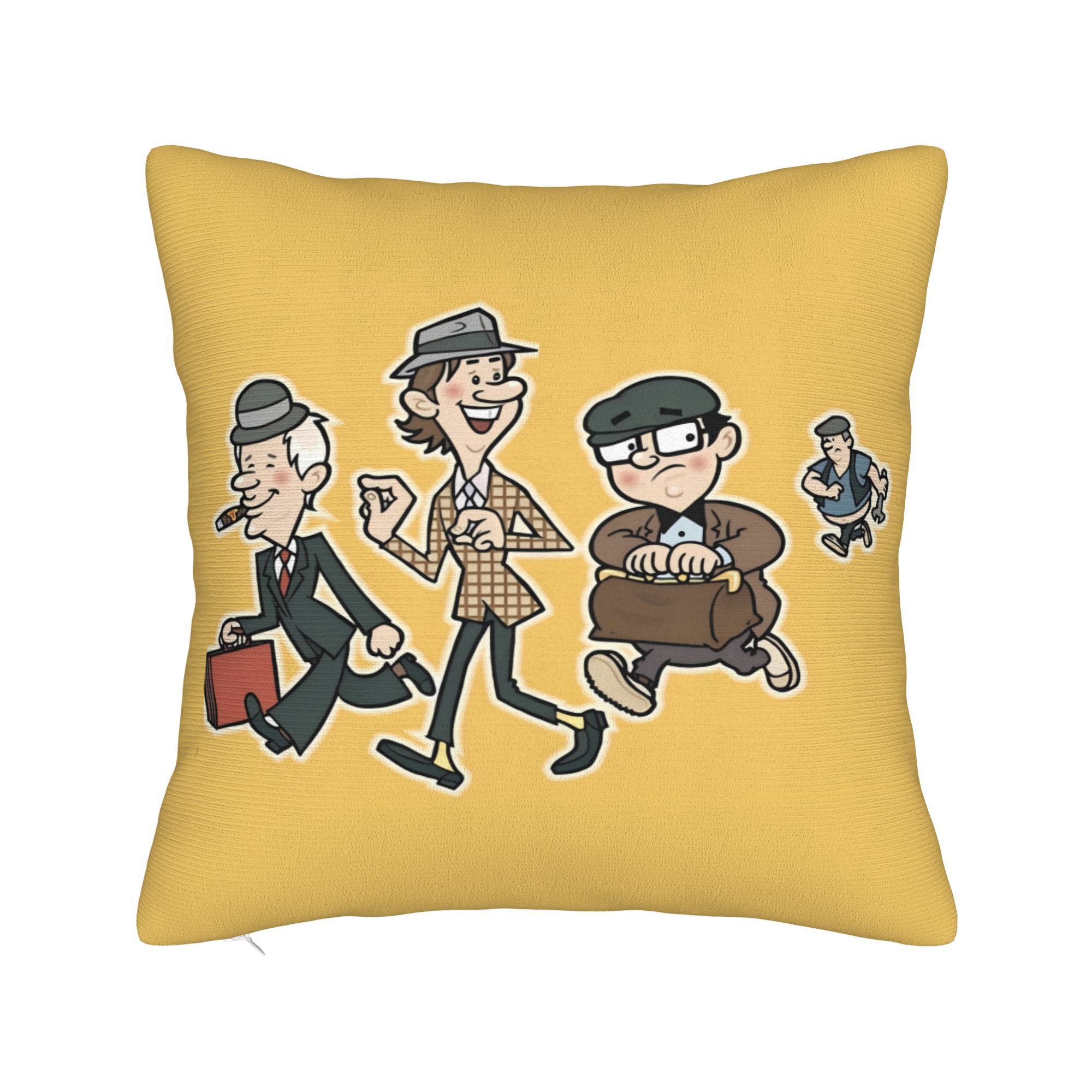 TEMU The Olsen Gang In , Soft Decorative Pillowcase, Suitable For Sofa, Living Room, Bedroom, Office, Bedroom Decor, Romantic Design, With Zipper,
