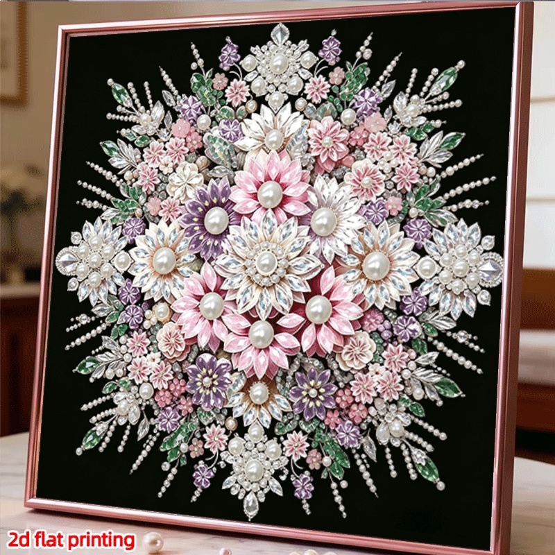 Image of 2d Painting Bush Diamond Painting Diy Craft Kit, Bedroom Entryway Holiday Gift, Diamond Kit, Diy Drill Art Painting, Holiday Gift Mural, Entryway Hallway Decorative Painting, Decor Hanging Art