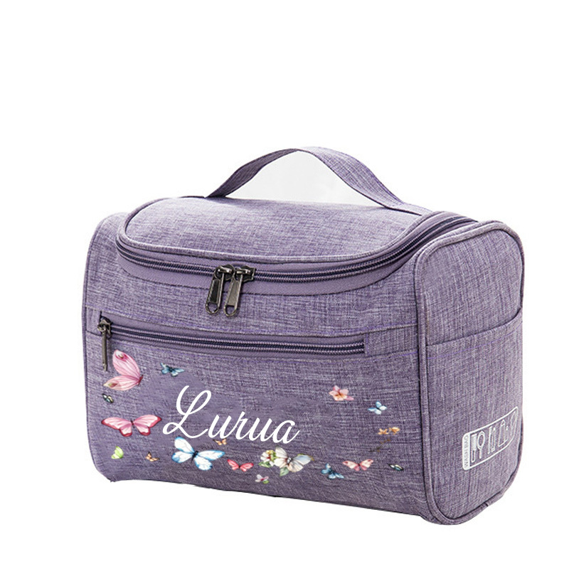 TEMU Iridescent Swarm Art Print Custom Toiletry Bag, Light Luxury Elegant Organizer Handbag. Gentle Atmosphere Women's Portable Makeup Bag, Ideal For