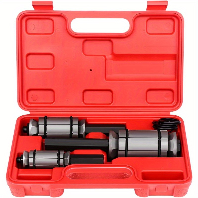 TEMU 3pcs Pipe Expander Tool Set 1/18'' To 3-1/2'', Tail Pipe Expander Compatible With Most Vehicles And Trucks, Without Battery