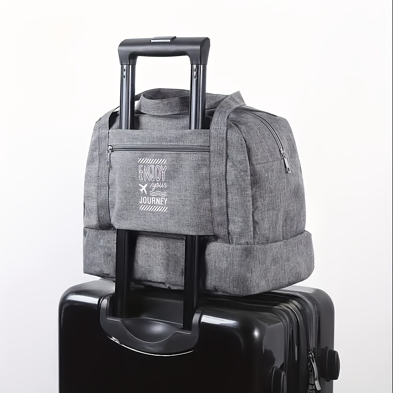 TEMU 20l Large-capacity Double-layer Travel Storage Bag | Trolley Case Cover, Handbag | Gym And Swimming Toiletry Bag | Unisex Sports Fitness Bag |